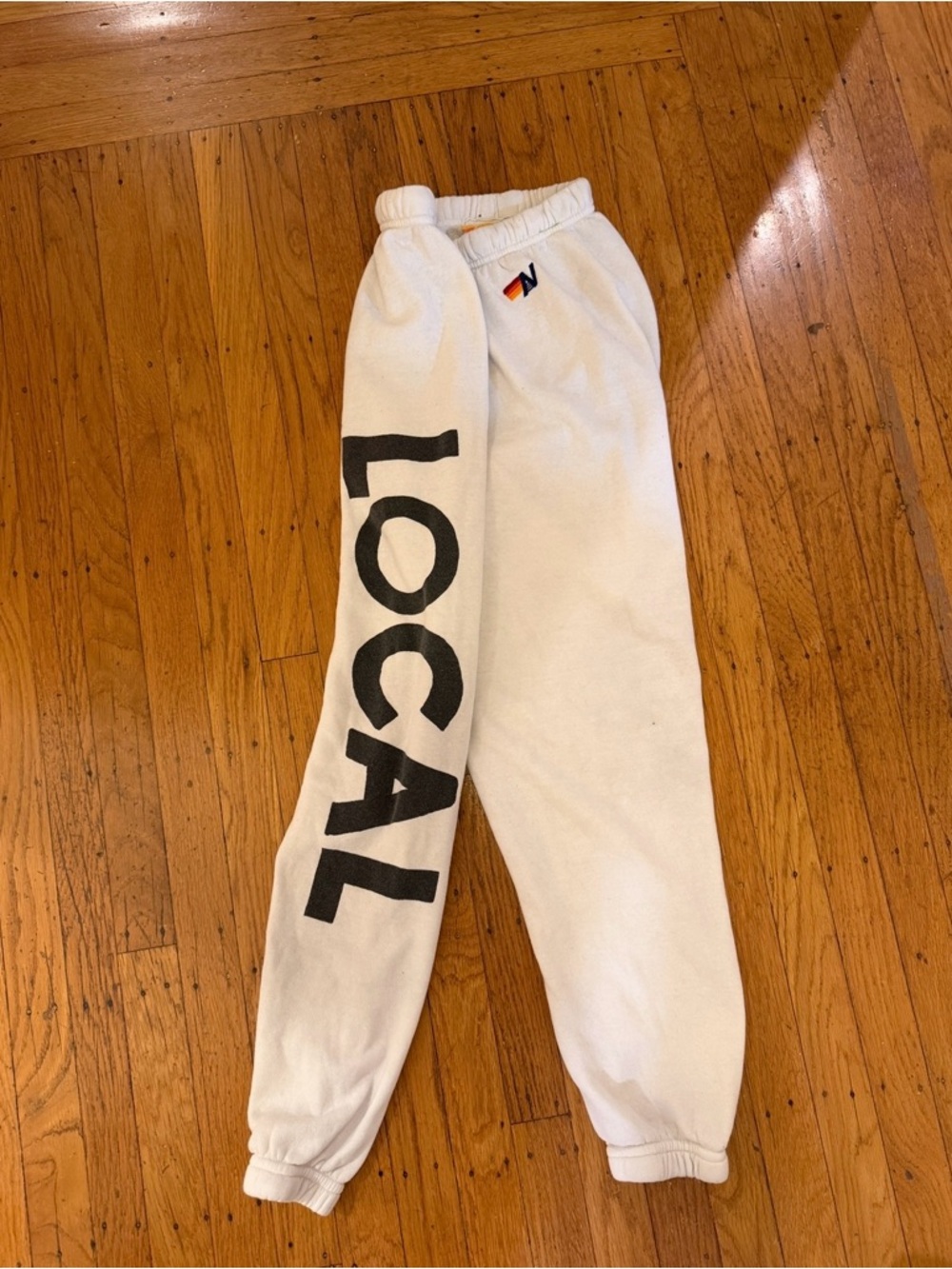 Aviator Nation White Sweatpants